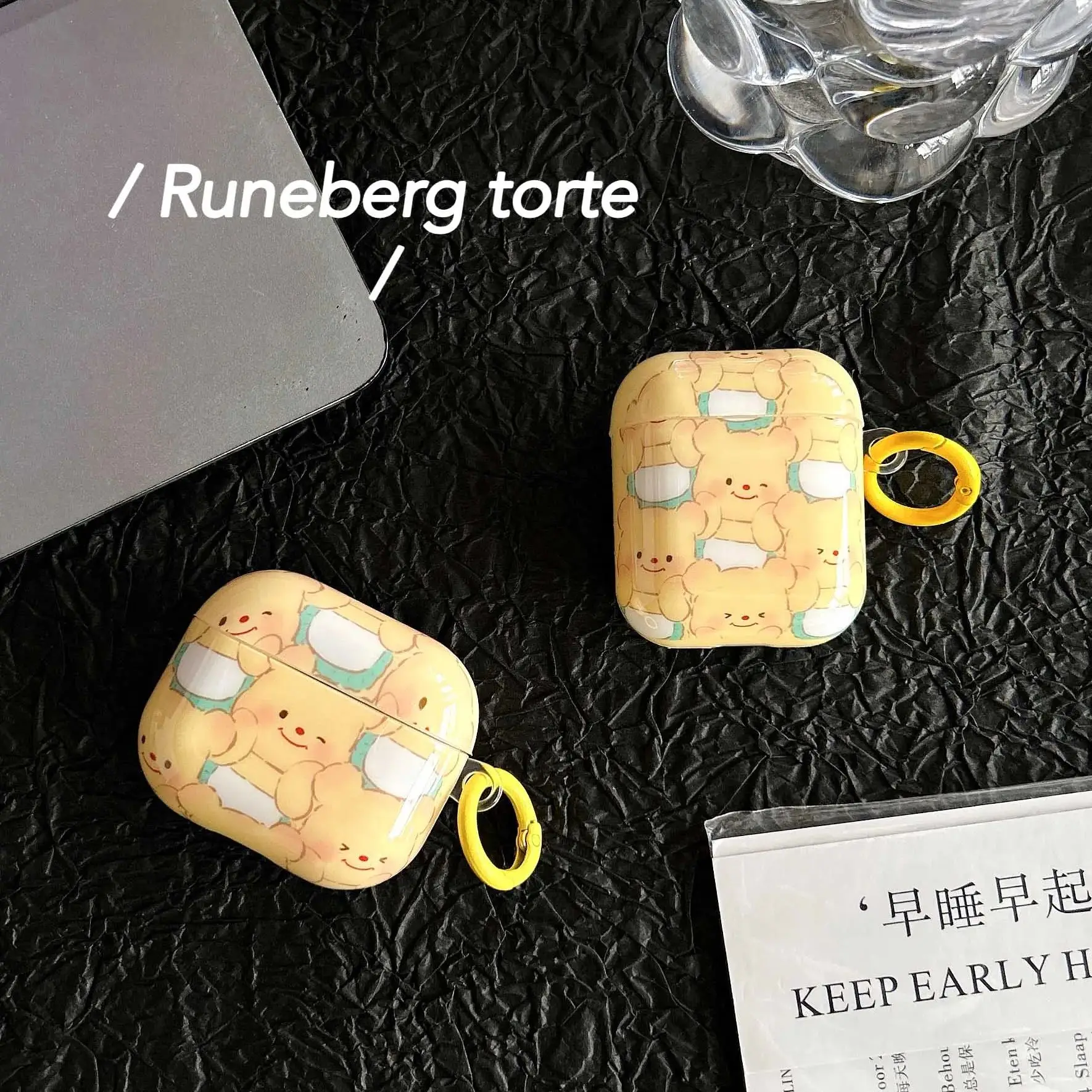 Custodia Per Auricolari Per Apple Airpods Pro 2Nd 1 2 Cute Butter Bear Scatola Di Ricarica Wireless Per Airpod Pro 3 Cartoon Fundas Coque