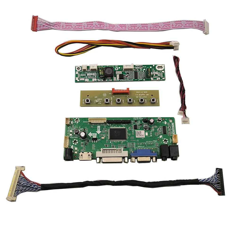 Lwfczhao LCD LED ũ Ʈѷ  ̹, M195RTN01.0, M195RTN01.1, HDMI + DVI + VGA, 4 CCFL LVDS г  ŰƮ