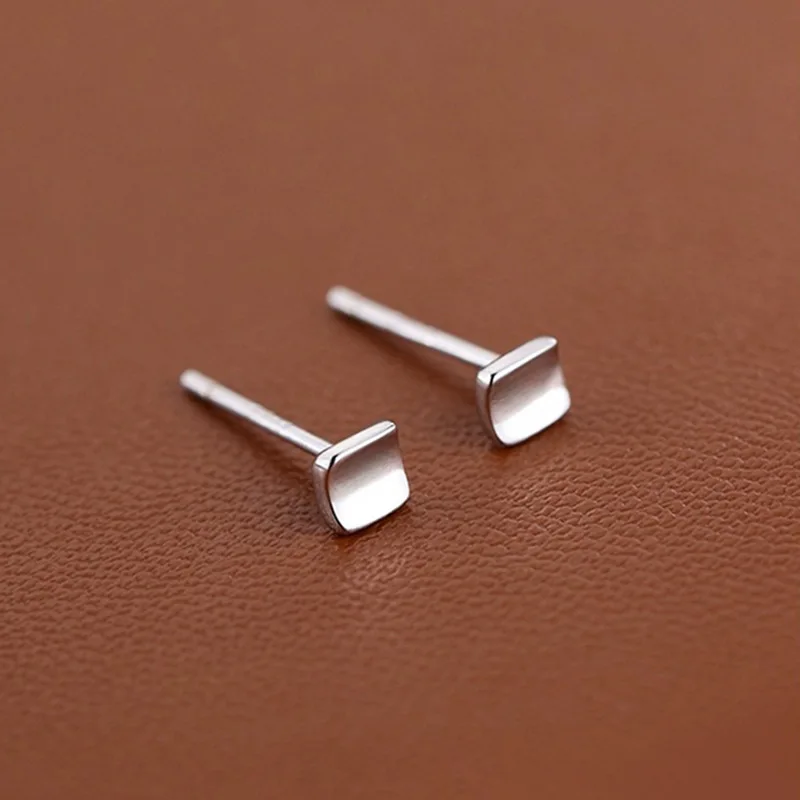 

New Design Sense Geometry Square Stud Earrings For Women Korean Fashion temperament Earrings Jewelry Accessories