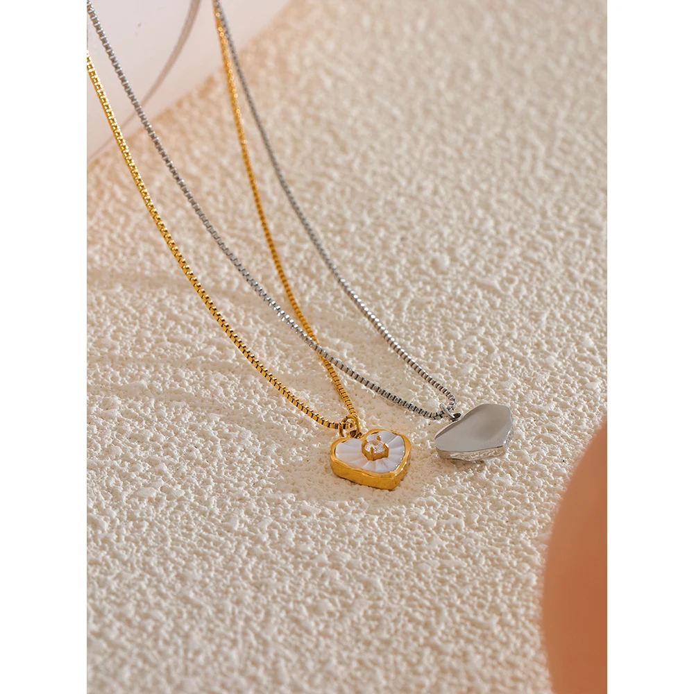 [TATIANA] 韓国☆Heart Cubic Petit Plump Heart Necklace全6色 Designer fashion, Seoul-fully created | W Concept