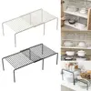 Adjustable Kitchen Storage Rack Cupboard Storage Shelf Wardrobe Shoe Saving Space Organizer Racks 1