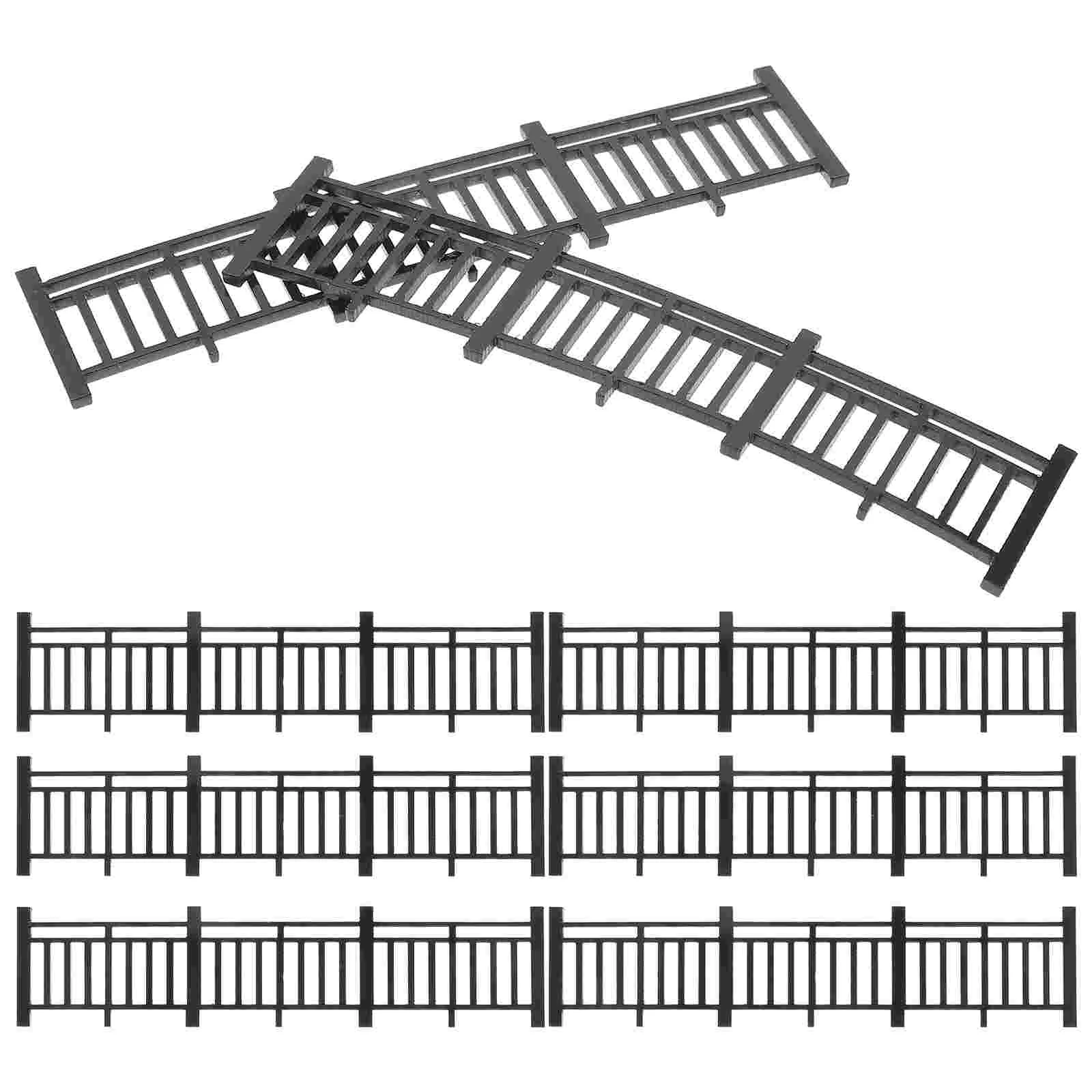 

8 Pcs Terrarium Fairy Fence Mini Miniature Toys Basing Materials for Miniatures Vintage Abs Crafts