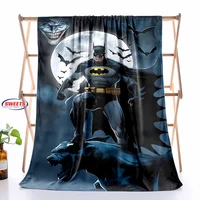 Popular Classic Superhero Batman Blanket Sofa Bed Cover Four Season Soft Fluffy Quilt Blanket Flannel Throw Outdoor Leisure Nap 1