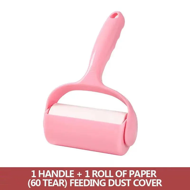 Tearable Sticky Hair Roller Portable Sticky Clothes Pet Hair Picker Remover Roller Dusting Brush