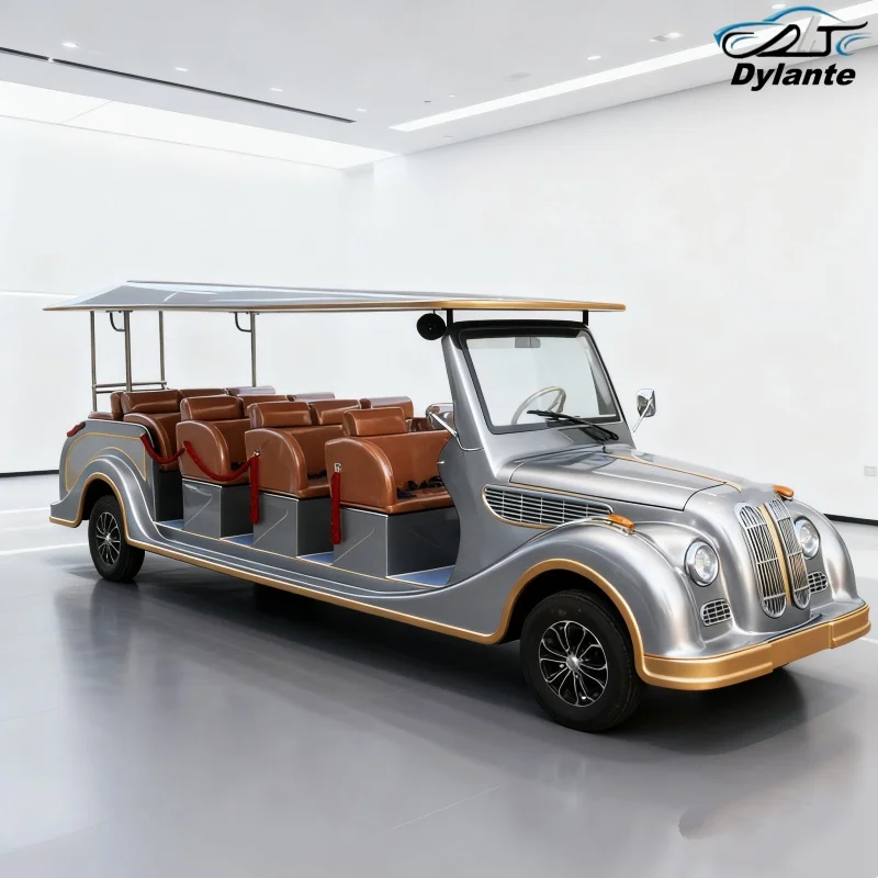 2025 New Model 5 8 11 14 Seater 5000W Electric Multi-Purpose Vehicle Car Club Golf Cart Electric Sightseeing Vintage Classic Car - Image 5