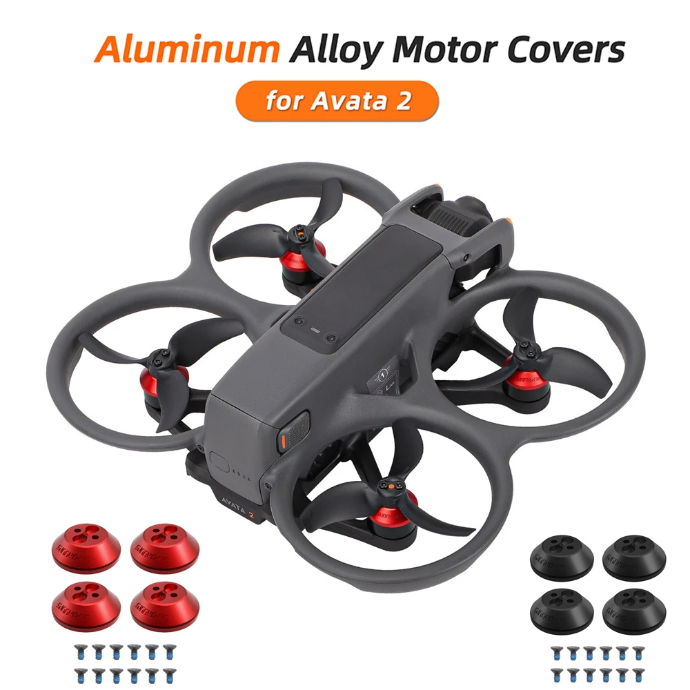 

Крышка двигателя из алюминиевого сплава для DJI Avata 2, противоударный пылезащитный протектор для двигателя дрона Avata2, аксессуары для камеры квадрокоптера