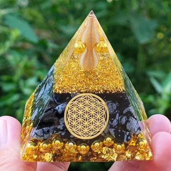 Orgonite Pyramid Amethyst Energy Generator