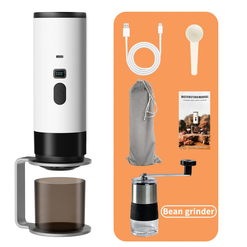 Portable 3-in-1 Electric Coffee Maker - ماكينة قهو...
