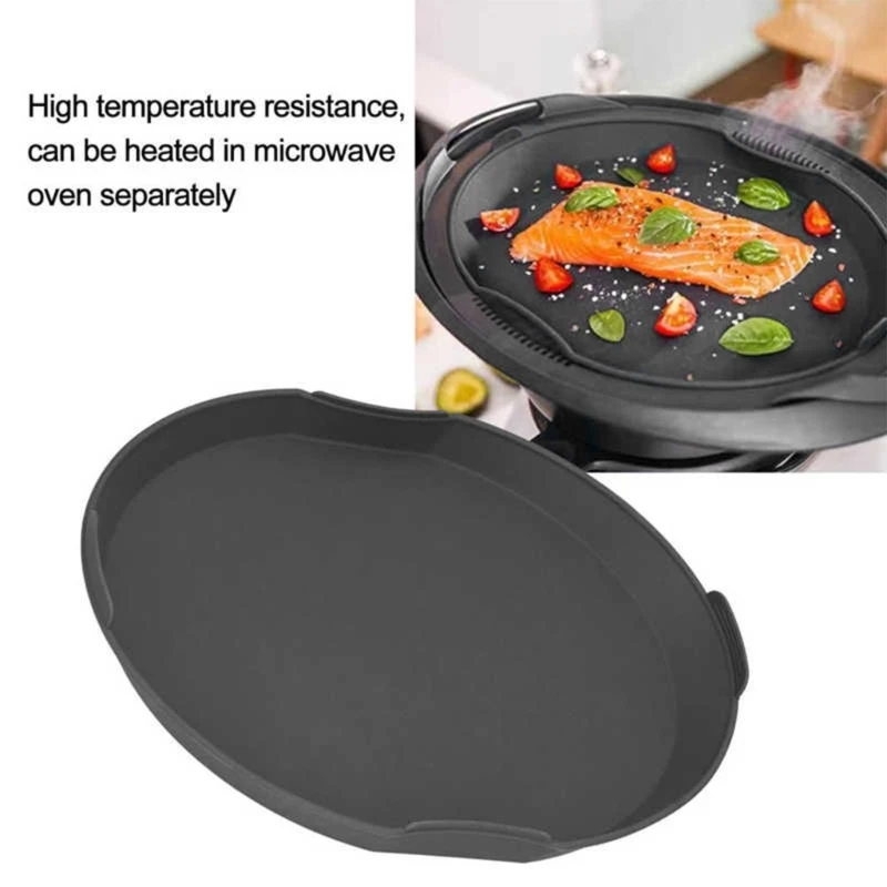 Silicone Steaming Plate Heat-Resistant Plate for Vorwerk-Thermomix TM31/5/6 2