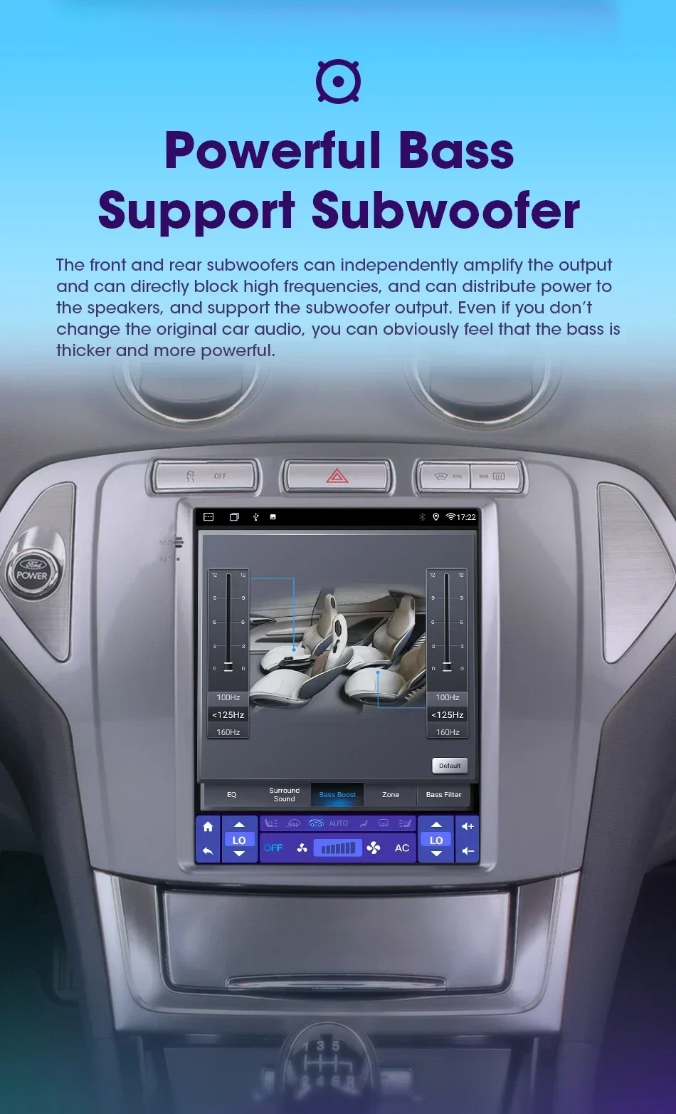 Srnubi Android 13 Autoradio für Ford Mondeo mk4 Galaxy A/C 2007–2010 Multimedia Video 2Din 9,7 Zoll 4G WIFI GPS Carplay Navigation – Detail 22