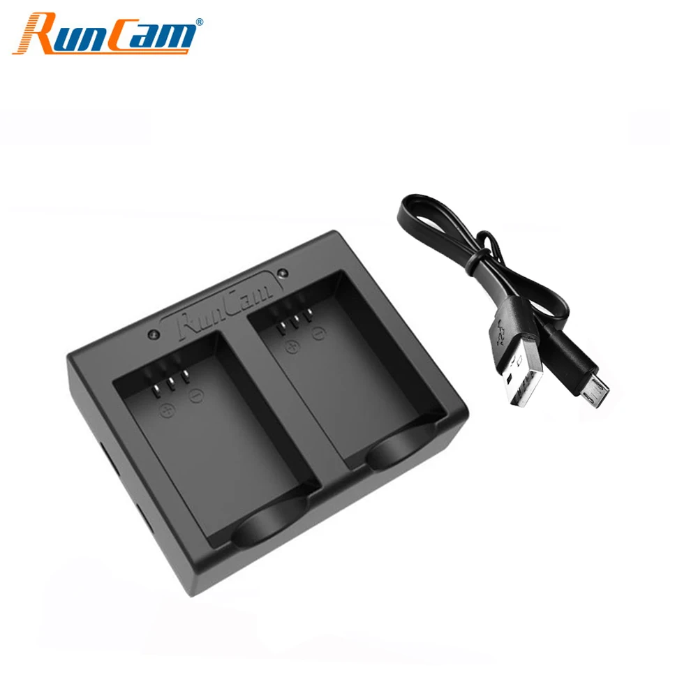 

RunCam HD Camera Battery Charger DUAL Battery CHARGER 5V~2A for RunCam2-4K/Scopecam lite/ Scopecam 4K Airsoft Charger