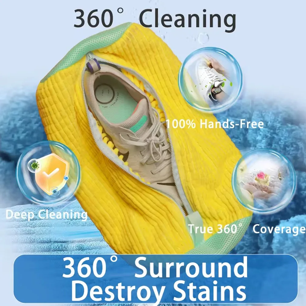Laundry Bags Shoe Washing Machine Bag with Zipper Laundry Bag Shoe bag for lazy people Perfect for Sneakers and Casual Shoes