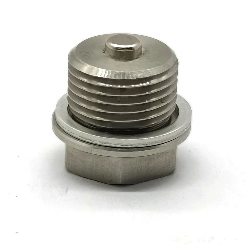 M18X1.5MM Stainless Steel Car Oil Drain Plug with Neodymium Magnet Universal