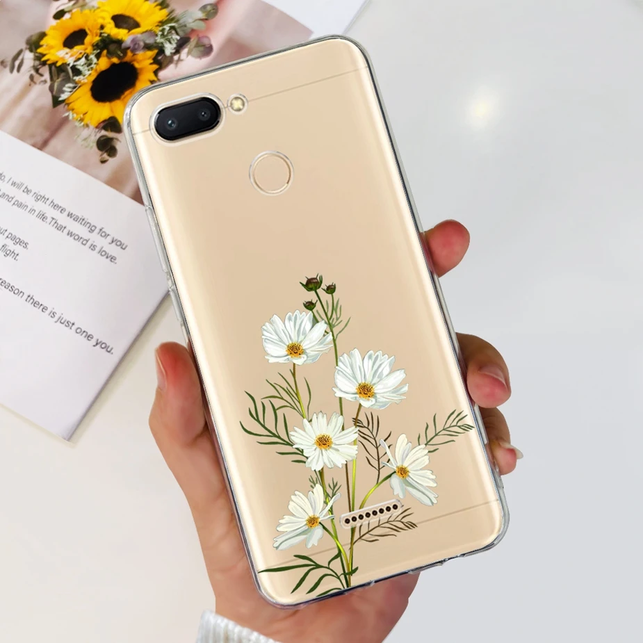 Cute Painted Clear Silicone Phone Case - Soft TPU Shell with Bumper Protection