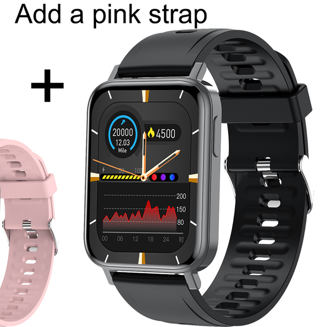 2021 NEW IP67 Smartwatch Man Women Smart Watches Blood Pressure Monitor Full Touch Screen Fitness Tracker for Android IOS