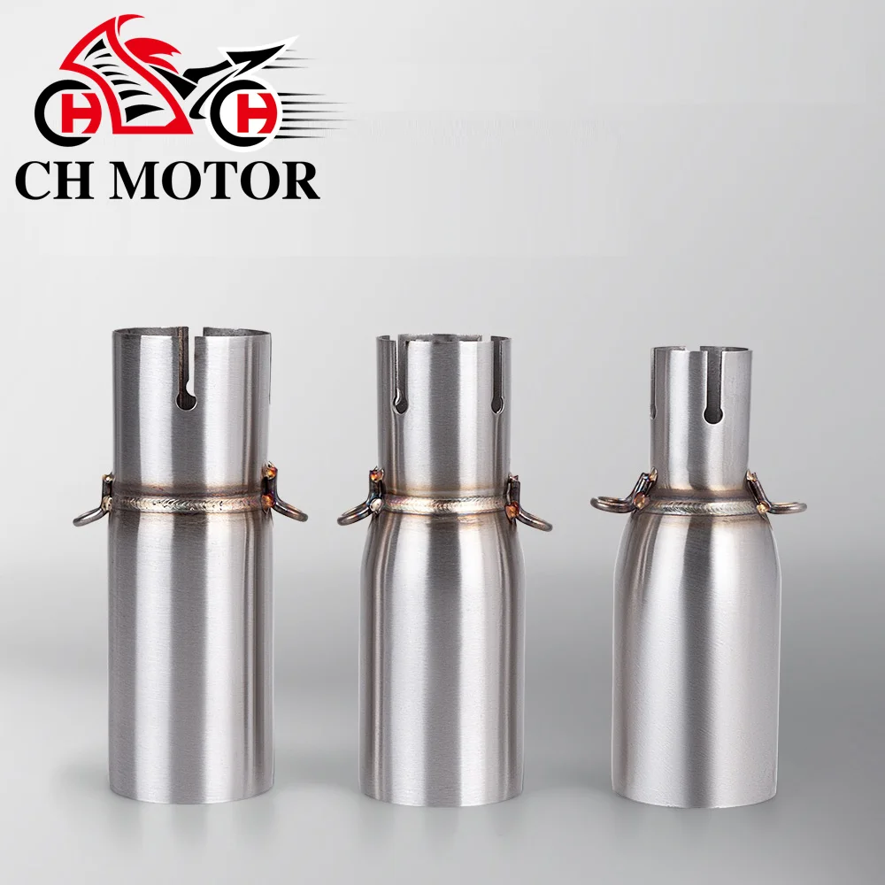 Universal Intermediate Link Pipe for Motorcycles – High-Performance Muffler Connection, Versatile Fit for Various Diameters