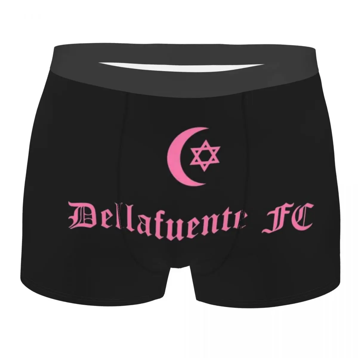 

Custom Dellafuente Underwear Men Stretch Spanish Rapper Rock Boxer Briefs Shorts Panties Soft Underpants For Homme