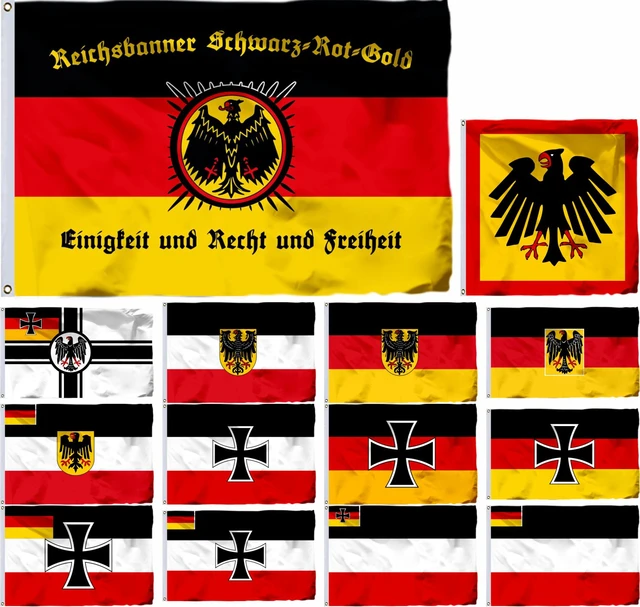 All sizes  Flagge Deutschland - Flag of Germany. schwarz-rot-gold