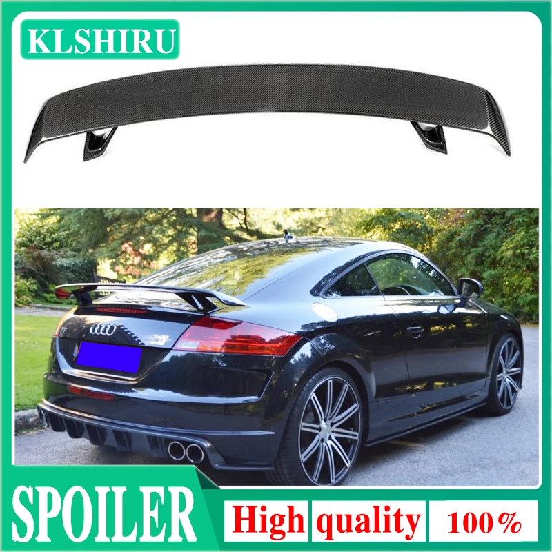 

Carbon Fiber / FRP Universal Style Rear Trunk Wing Spoiler for Audi A3 S3 A4 A5 A6 A7 TT Tail Boot Lip Wing Spoiler