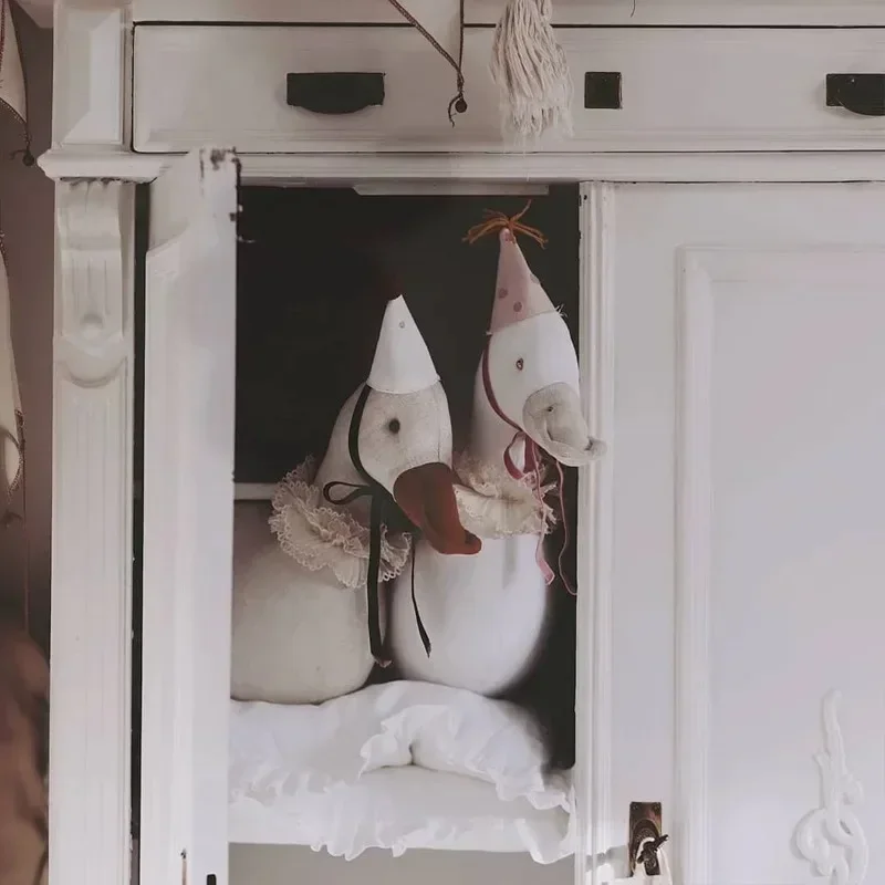 귀여운 봉제 오리 벽걸이 동물 머리 디자인 벽 장식, 아이들 침실을 위한 아름다운 장식품, 그리고 아이들을 위한 멋진 생일 선물