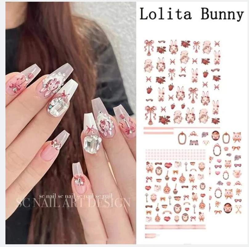 Flower Nail Stickers,3D White Cherry Blossoms Nail Decals Nail Art Supplies  Self-Adhesive Leaves Flowers Nail Design Manicure Foil Nail Art Tip for  Woman Acrylic Nails DIY Decorations 4 Sheets - Walmart.com