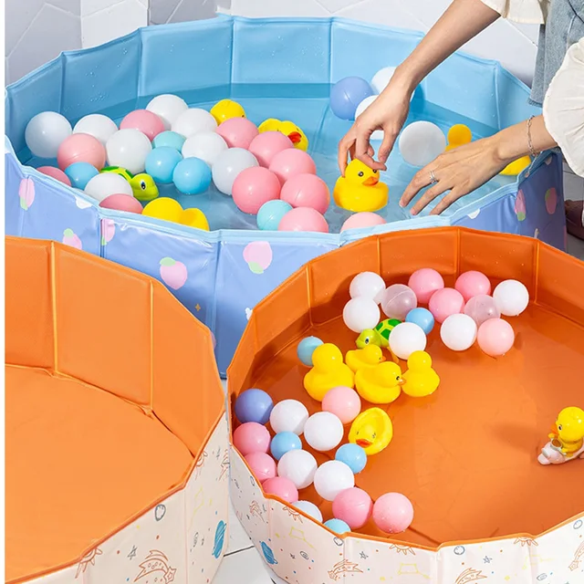 Kids Ball Pit Foldable Babies Play Yard Fence No Need Iate Portable Ballpit Ocean Ball Pool Playhouse For Boys Girls Indoor 3