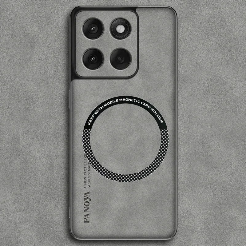 Leather Soft Phone Case with Magnetic Protection Cover