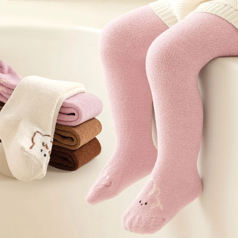 1 Pcs Girls Pantyhose Thick Warm Long Socks