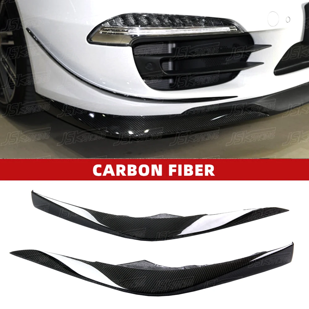 

For Porsche Carrera 911 991 2012-2015 Dry Carbon Fiber Front Bumper Lip