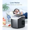 Stainless Steel Portable Ice Maker Machine Self-Cleaning 26.5lbs/24Hrs 6 Mins/9 Pcs Bullet Ice High Corrosion Resistance 4
