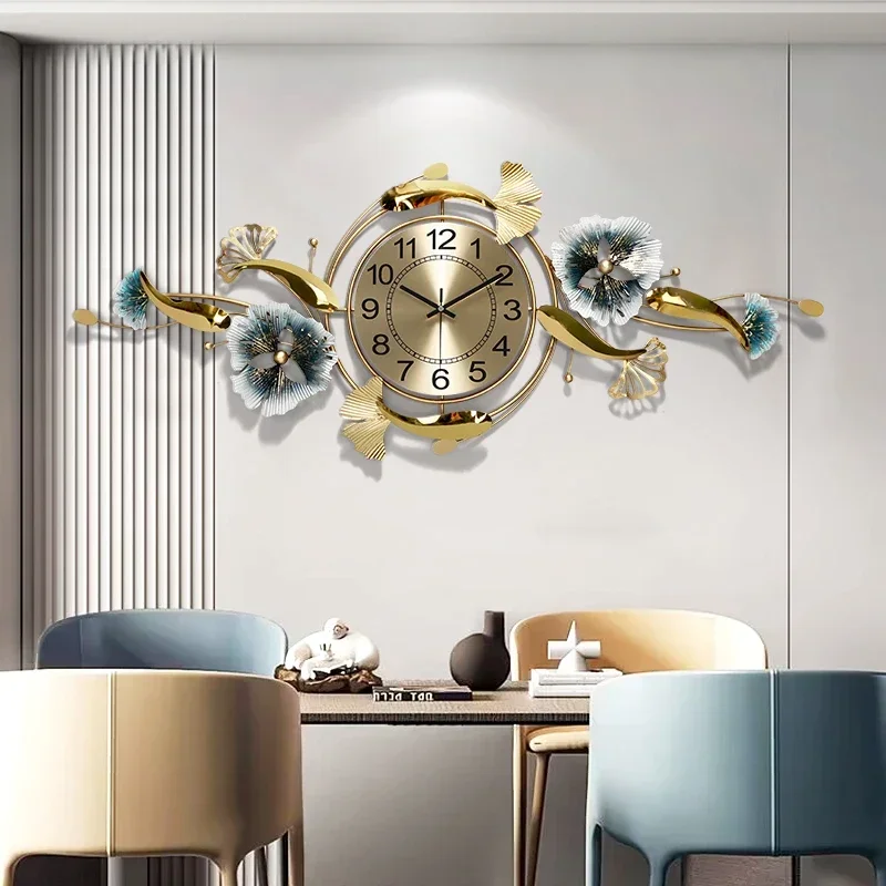 

Luxury 3d Large Clock Wall Metal Art Aesthetic Xenomorph Creative Modern Design Wall Watch Living Room Reloj Home Decoration