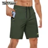 TACVASEN Quick Dry Athletic Shorts with Zipper Pockets Men's Summer Running Shorts Gym Training Workout Fitness Hiking Shorts 4