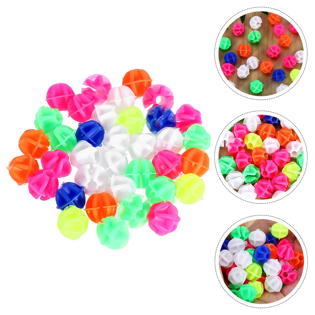 

180 Pcs Spoke Beads Wheel Wire for Bike Plastic Clip Kids Decorations Round Clips Child