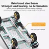 home. Foldable Platform Truck Push Dolly Heavy Duty 2000 lb. Weight Capacity with Brake and 6" 360 Degree Swivel Wheels 3