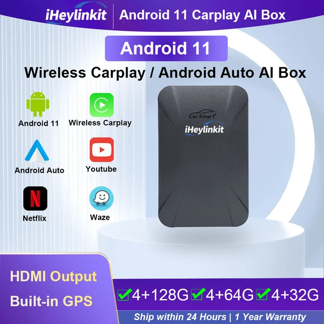 Android 11,0 128G/64G opcional compatible con CarPlay inalámbrico, inalámbrico  Android Auto, , Netflix, descarga APP Multimedia para coche -  AliExpress