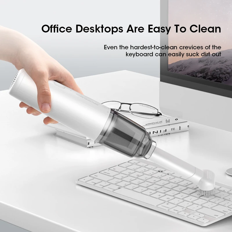 Portable Handheld Wireless Vacuum Cleaner USB Charging High Suction Car and Household Cleaning Tool