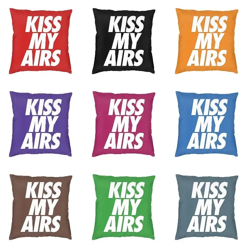 

Kiss my sweetheart throw pillow case decor home bed linen sofa cushion cover with zipper square pillowcase