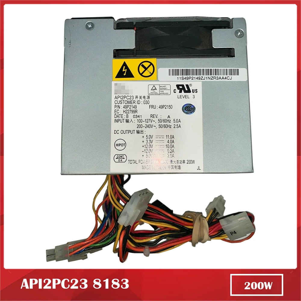 

For power Supply for IBM API2PC23 8183 200W 24R2613 49P2150 100% Pre Delivery Testing