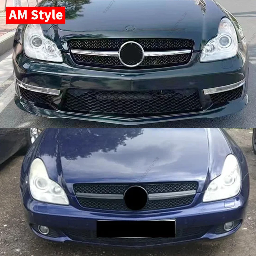 메르세데스 벤츠 CLS C219 W219 2008-2010용 그릴 (CLS300 CLS350 CLS500 CLS550 튜닝 악세사리 스포츠 중간 프론트 그릴)