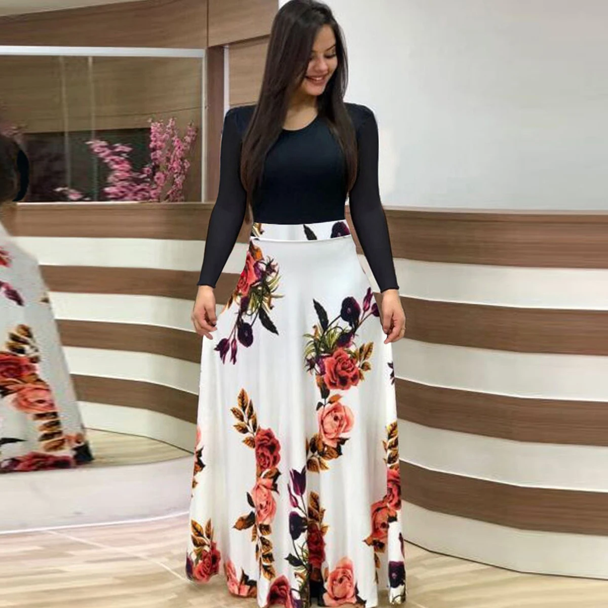 Floerns Vestido Corto De Talla Grande Para Mujer, Estilo Tie