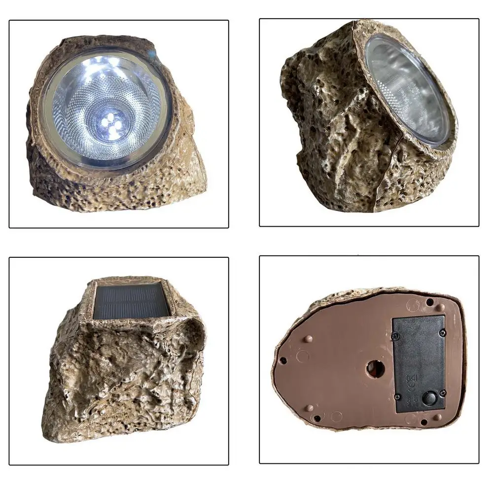 LED Solar Stone Light Features