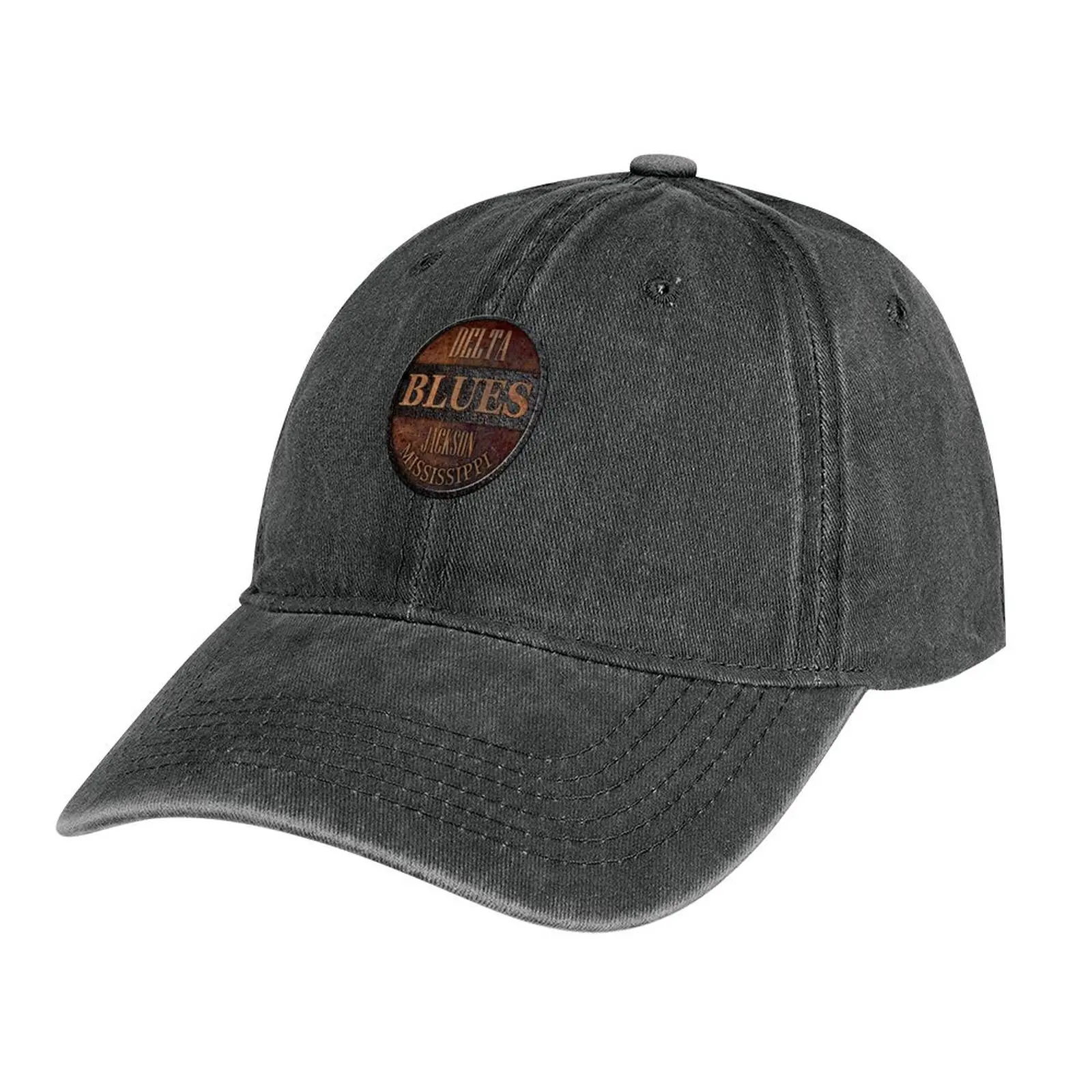 

Rusty delta bluesCap Cowboy Hat New In Hat Trucker Hat Designer Man Women's
