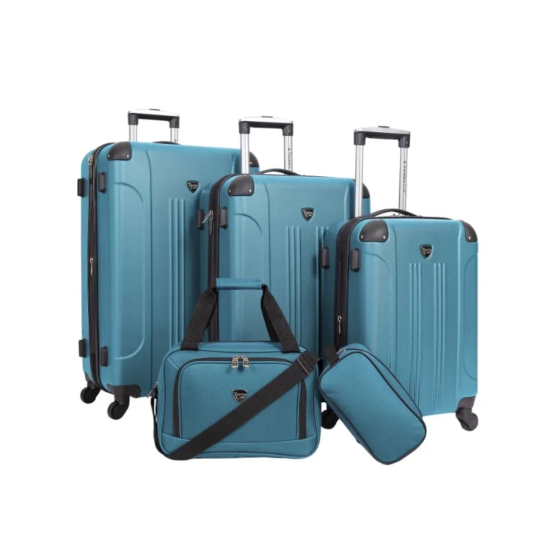 

Chicago Plus 5pc Expandable Hardside Luggage Set, Teal