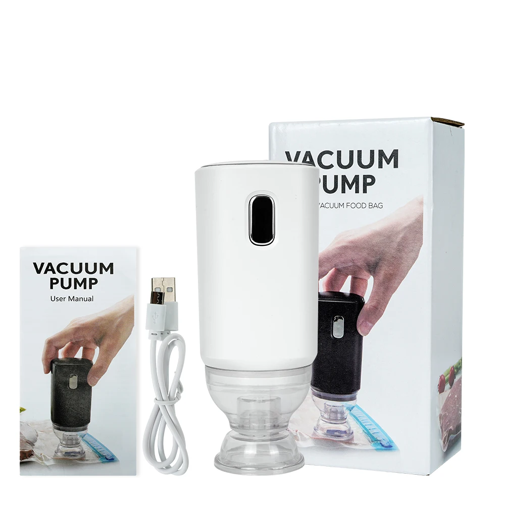 Electric Air Pump USB Rechargeable Electric Air Pump For 3D Printer Filament Vacuum Bag One-key Quick Pumping Multi-application