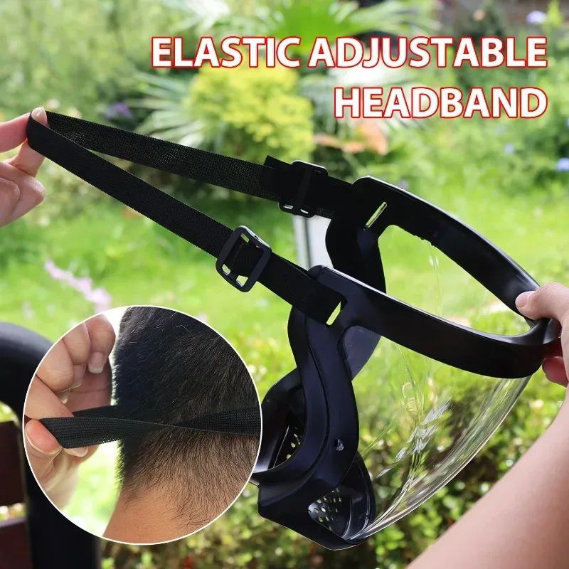 Advanced Full Face Transparent Protector Shield - Premium Facial Safety Screen