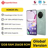 2024 HONOR X9C 5G Global Version Snapdragon 6 Gen 1 6.78" 120Hz AMOLED PWM Display 6600mAh Powerful Battery 108MP OIS Camera 1