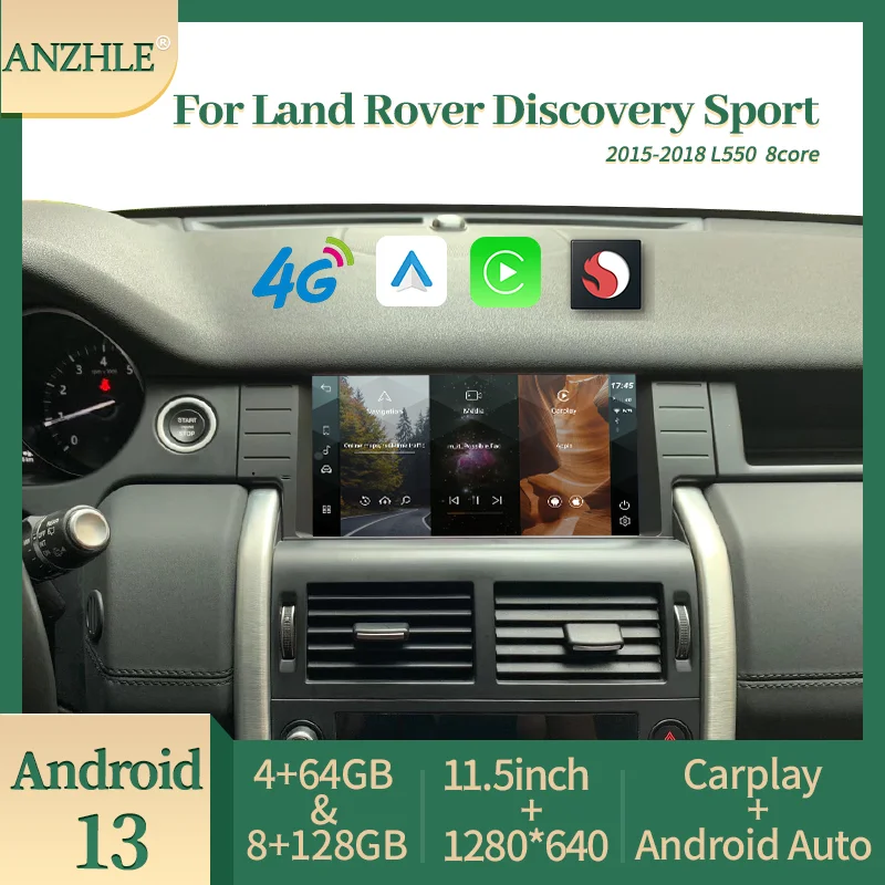 11,5 "para Land Rover Discovery Sport L550 2015-2018 Android 13 reproductor Multimedia Radio de coche inalámbrico Carplay Auto OEM menú 1