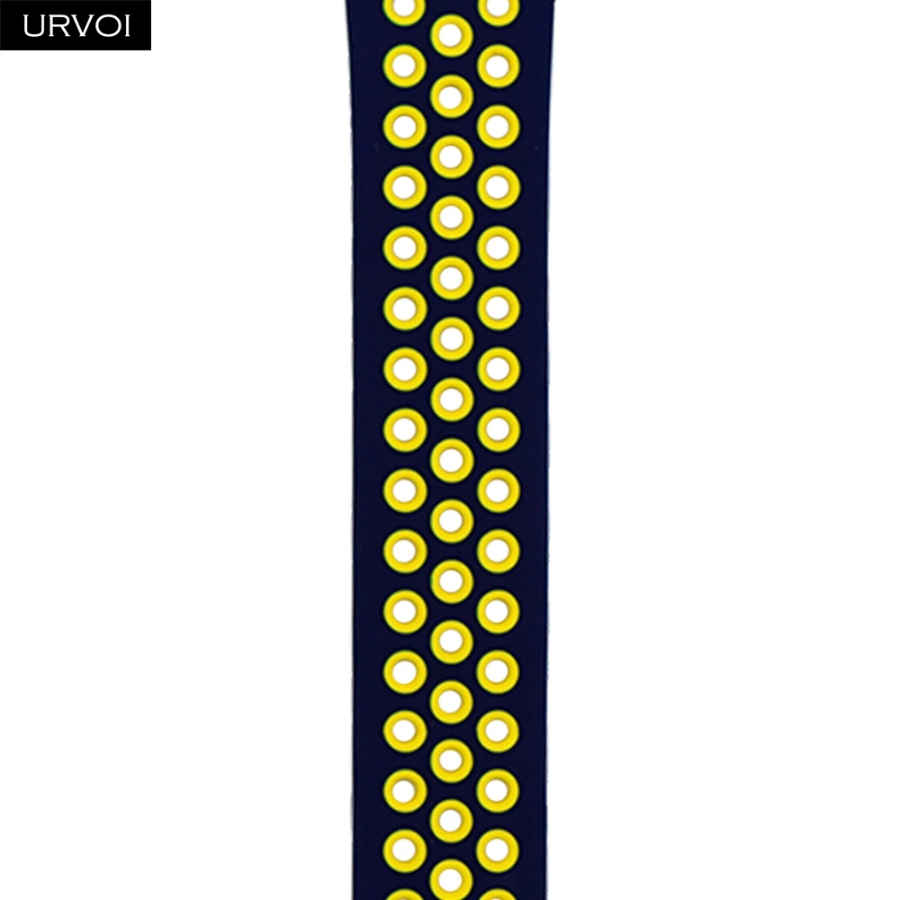 URVOI Sport Band - Double Color Silicone with Breathable Holes