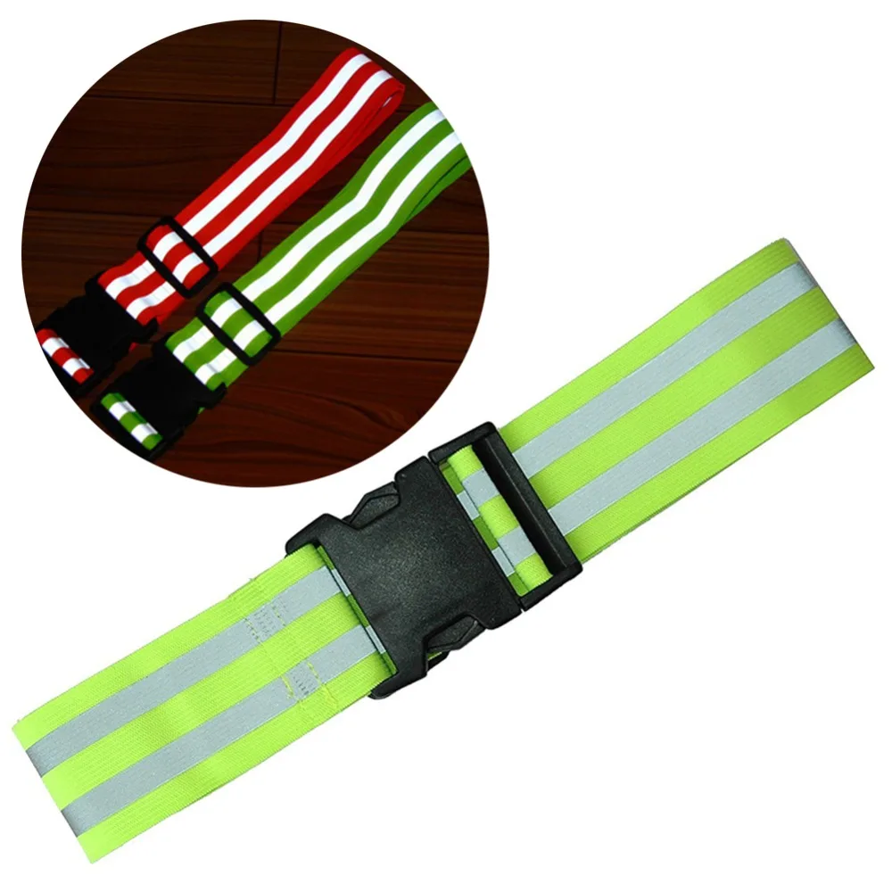 1Pc High Visibility Reflective Waist Support Comfortable Washable Safety Security Belt For Night