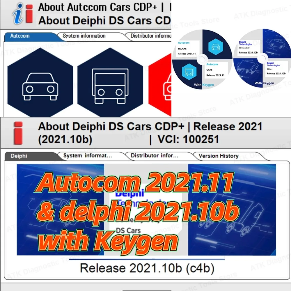 

Car Diagnostic Software Latest Update To Auto-coms 2021.11 Del-phis 2021.10 B with Keygen Install Del-phis VD Ds-150 CDPs